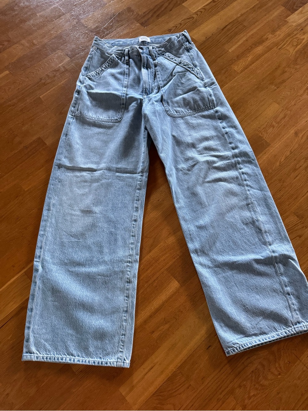 CITIZENS OF HUMANITY AYLA CARGO JEAN IN CLOUD NINE NWOT SIZE 27